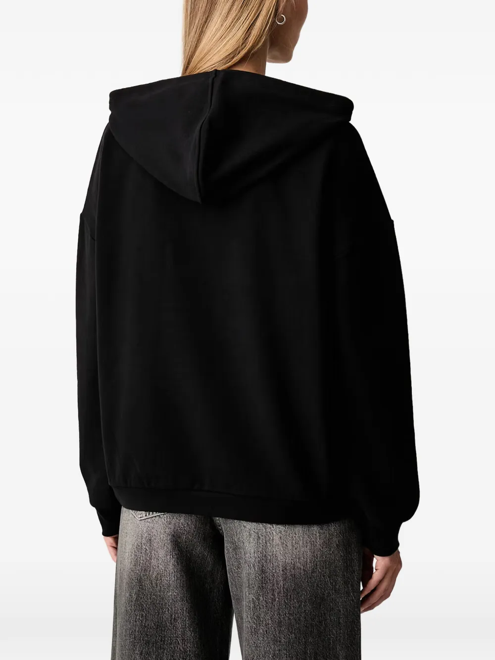 LIU JO Sweater met capuchon Zwart