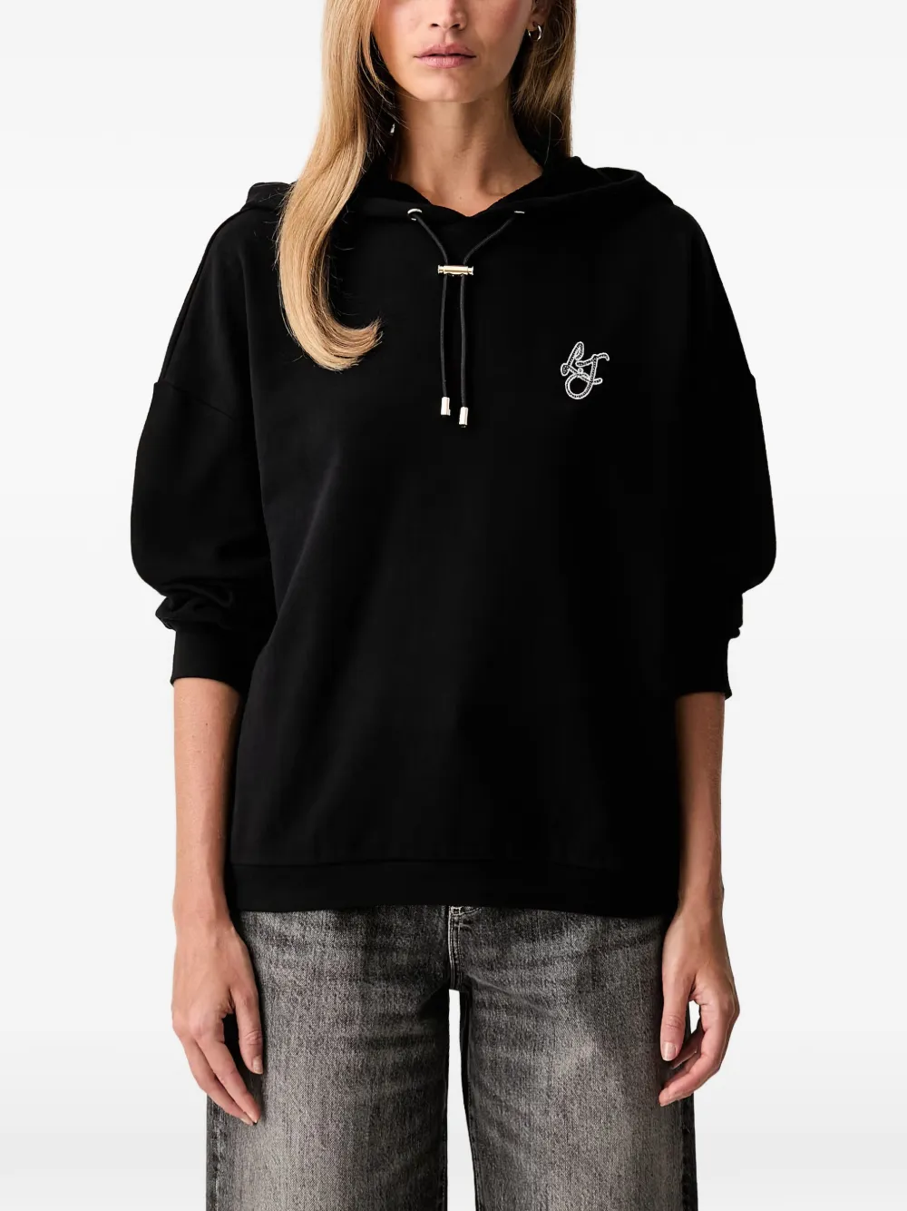 LIU JO hooded sweatshirt - Schwarz