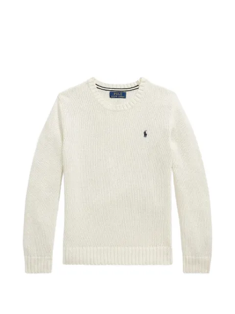 POLO RALPH LAUREN KIDS Polo Pony cable-knit sweater