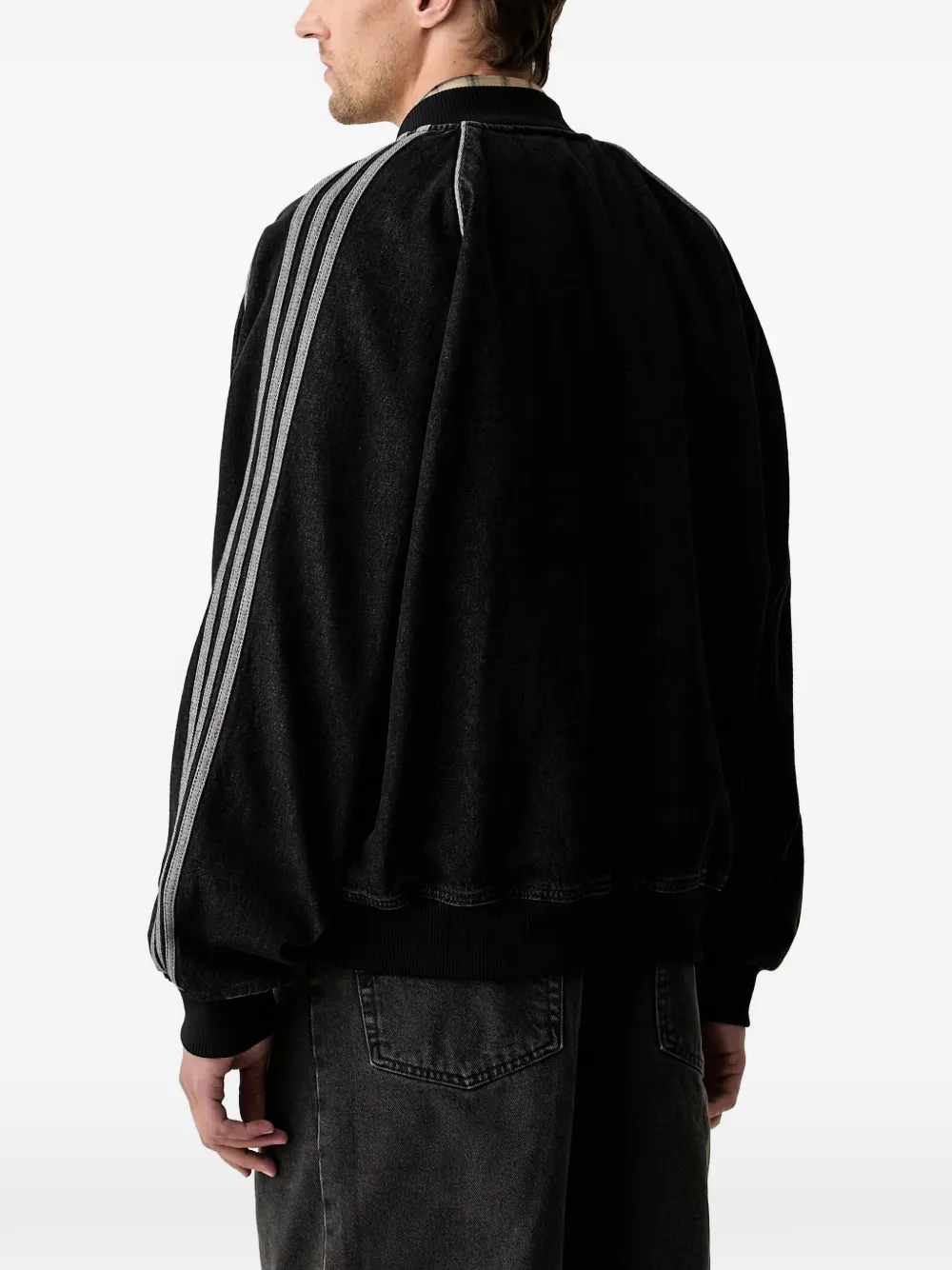 adidas SST Adicolor denim tracktop Zwart