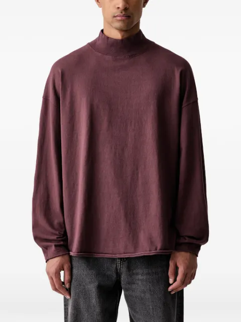 American Vintage high-neck raw-edge T-shirt