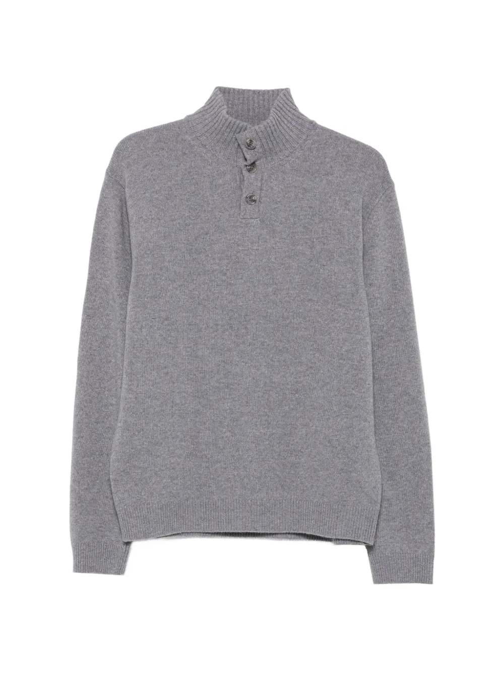 Daniele Fiesoli Perkins Pullover mit Knopfverschluss - Grau