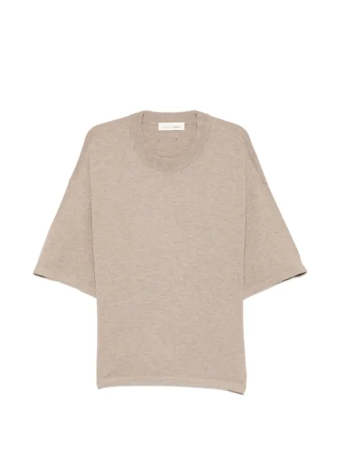 FEAR OF GOD ESSENTIALS logo-patch drop-shoulder T-shirt