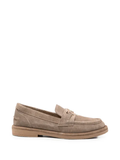 SERGIO MORETTI FIRENZE mocassins en daim à détail de mors