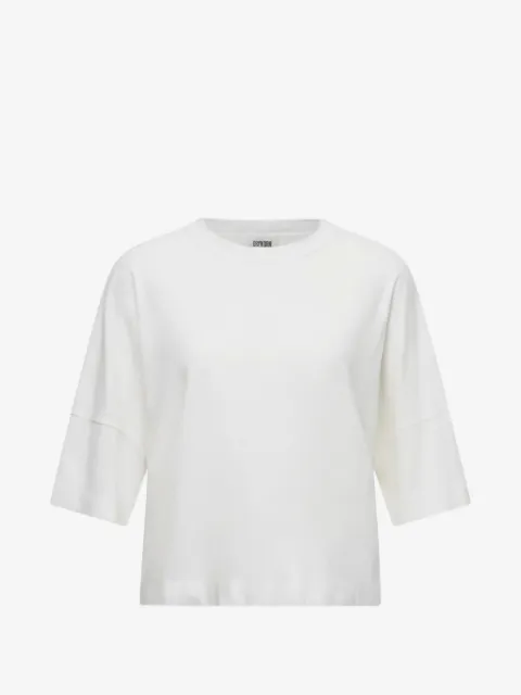 Drykorn Kusia T-shirt med sænkede skuldre