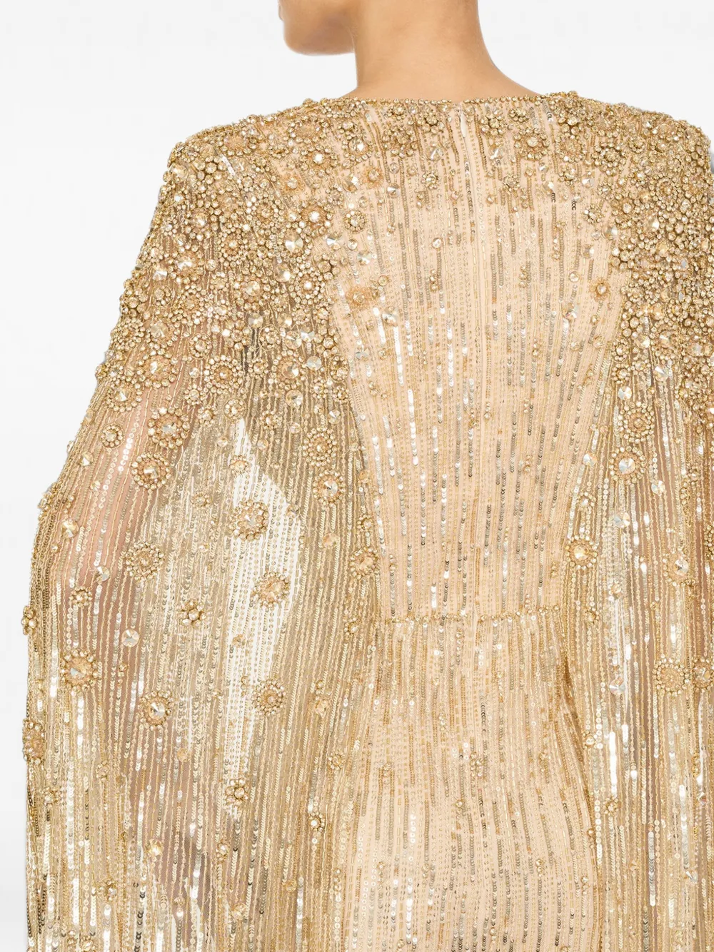 Jenny Packham Sweet Silva avondjurk Goud