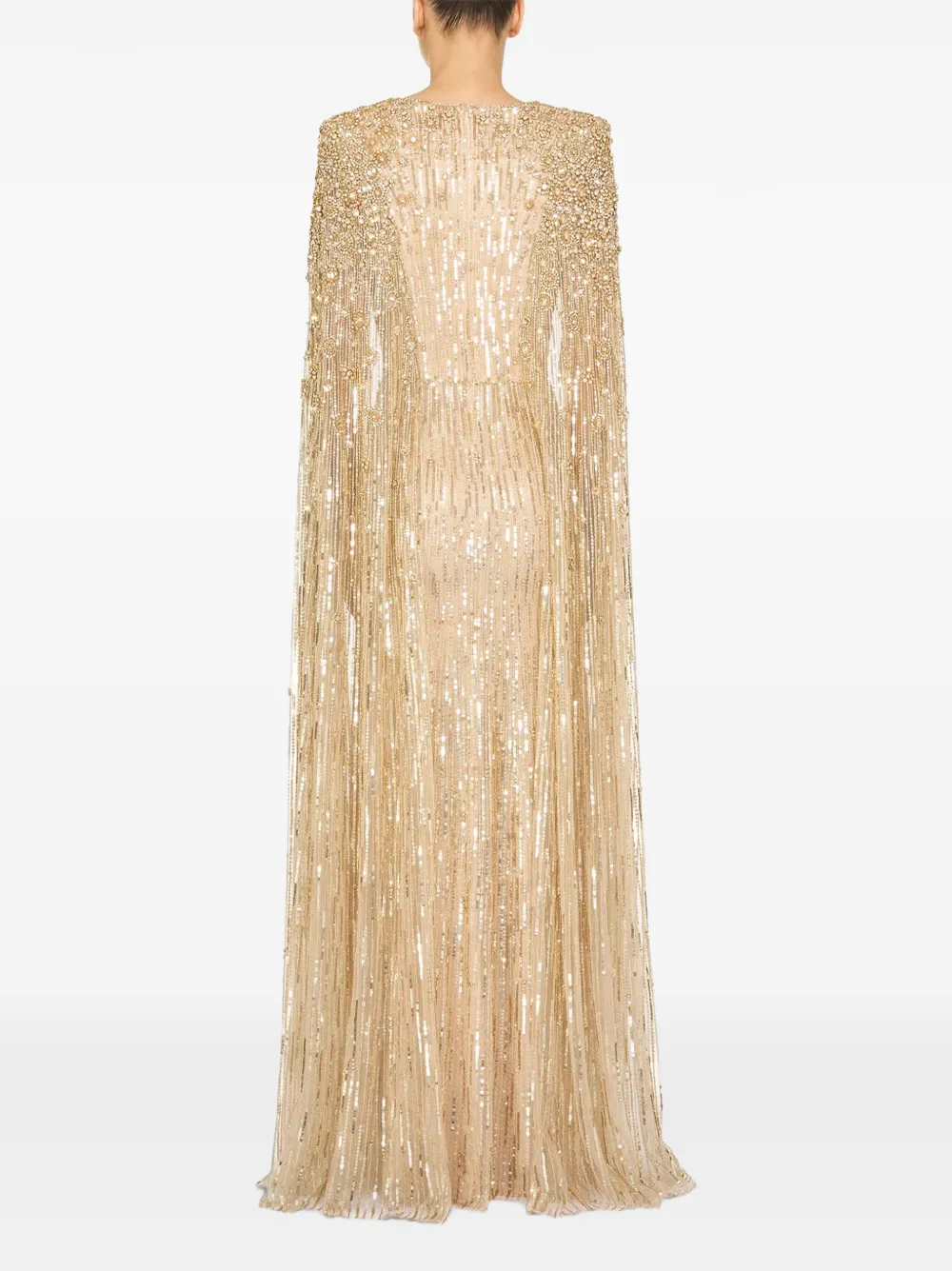 Jenny Packham Sweet Silva avondjurk Goud
