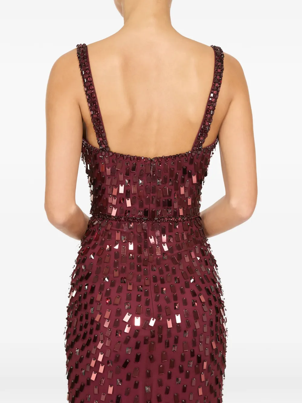 Jenny Packham Juliette avondjurk Rood
