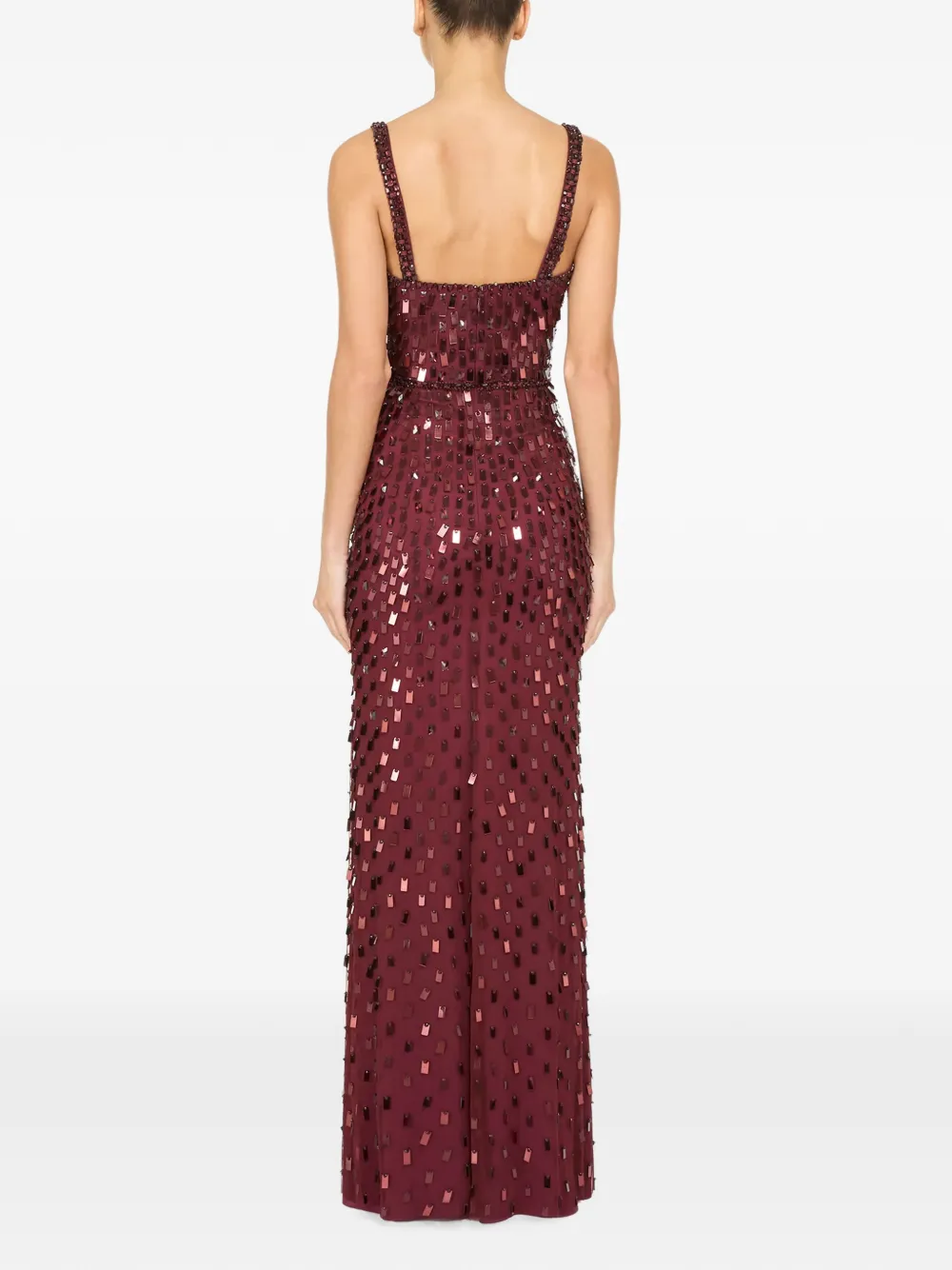 Jenny Packham Juliette avondjurk Rood