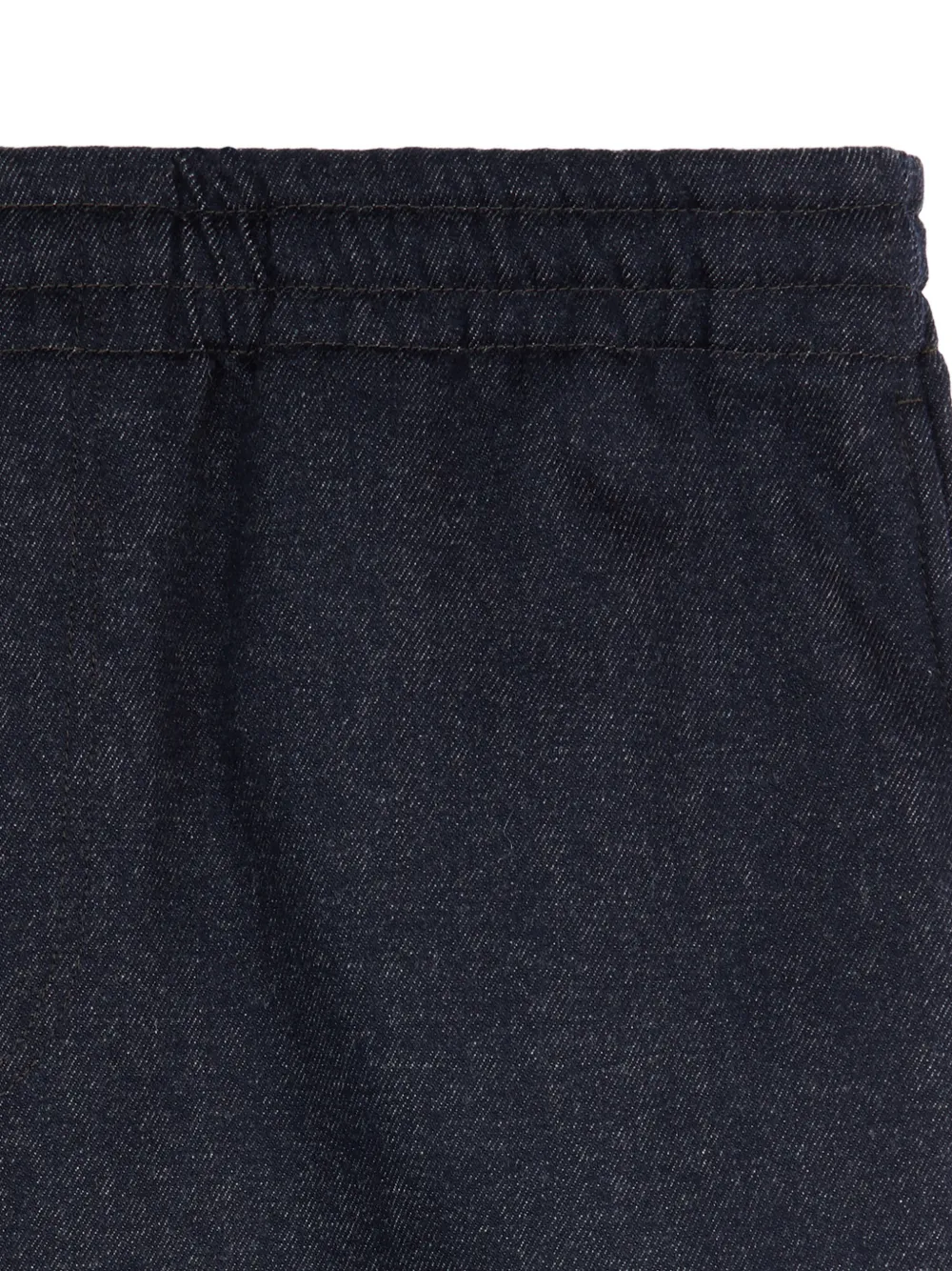 Tod's Wollen denim broek met trekkoord Blauw