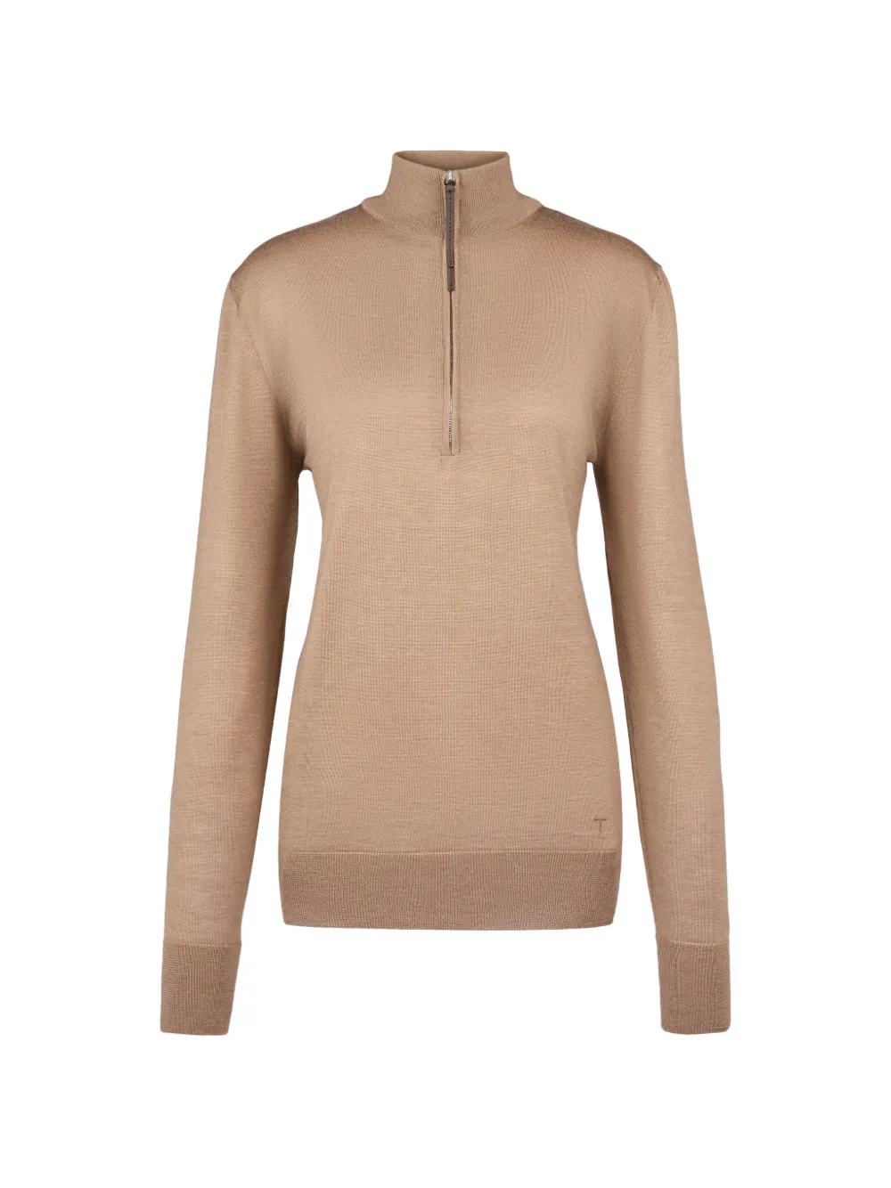 Tod's half zip pullover in cashmere and silk