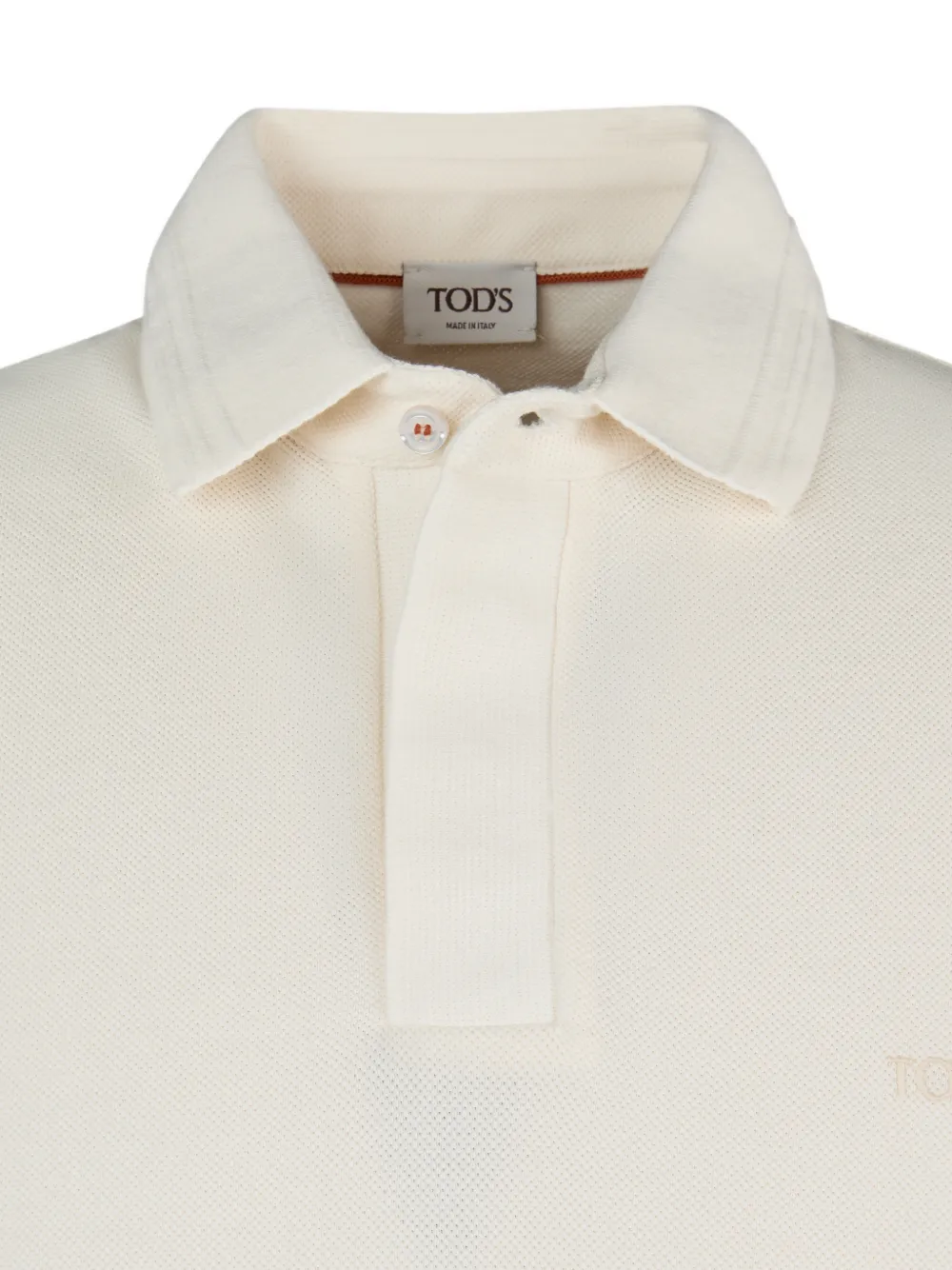 Tod's Poloshirt met piquet Beige