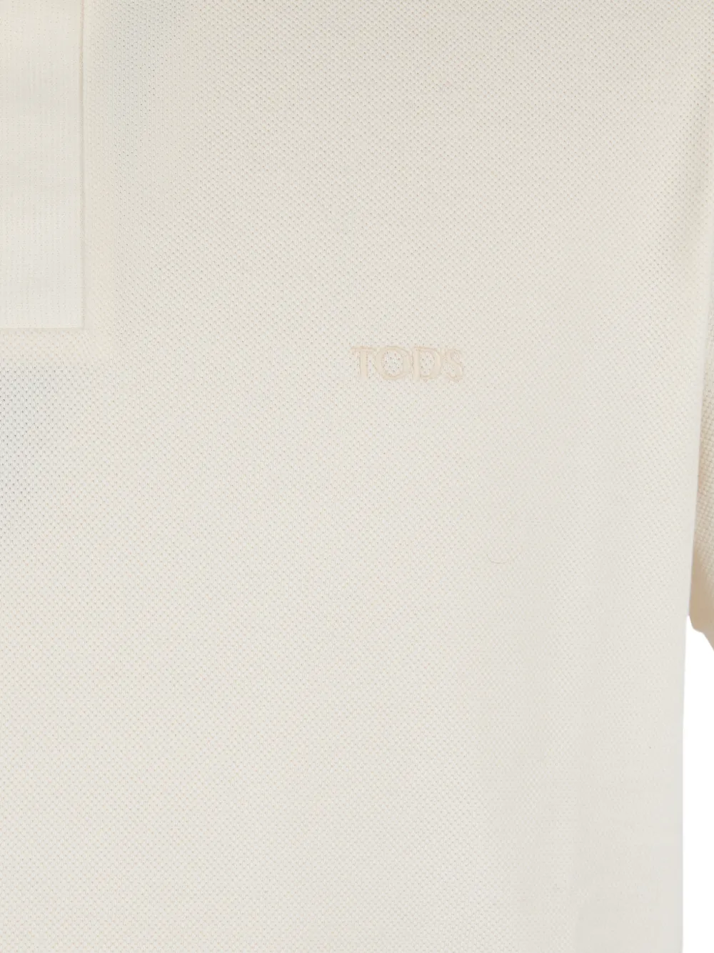 Tod's Poloshirt met piquet Beige