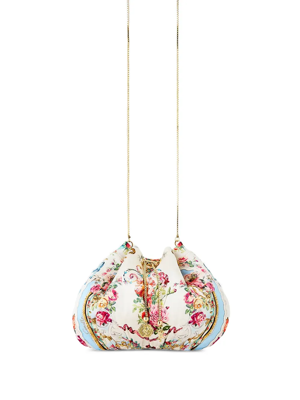 Camilla Clutch con coulisse - Bianco