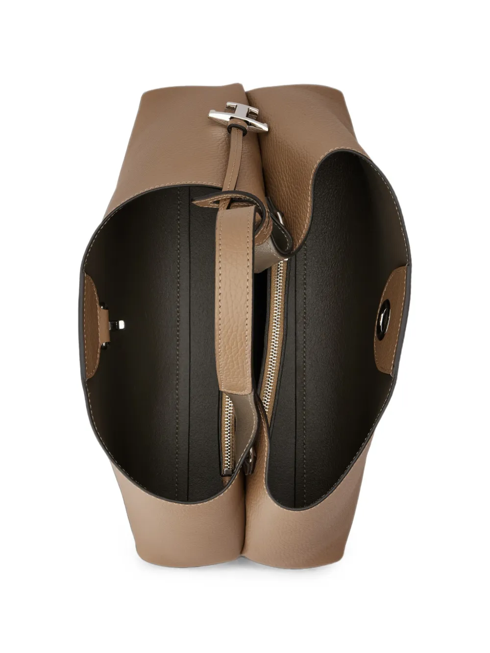 Tod's Apa shopper met handvat Beige