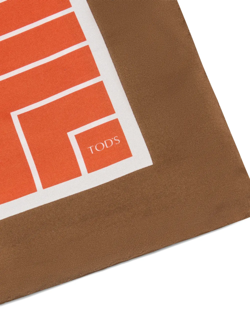 Tod's Zijden foulard Oranje