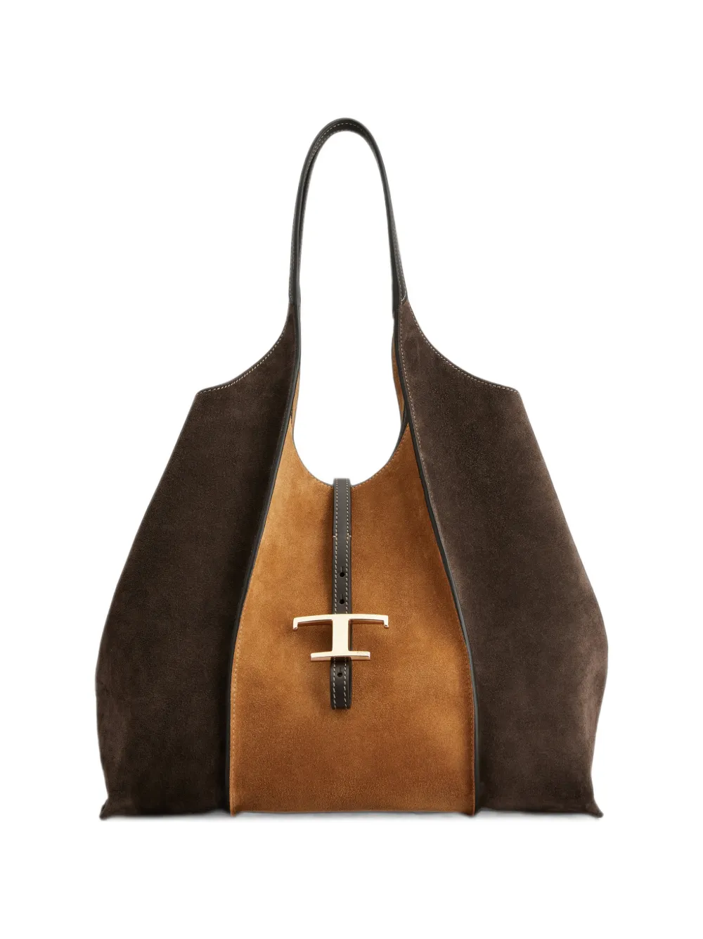Tod's T Timeless suede tote bag