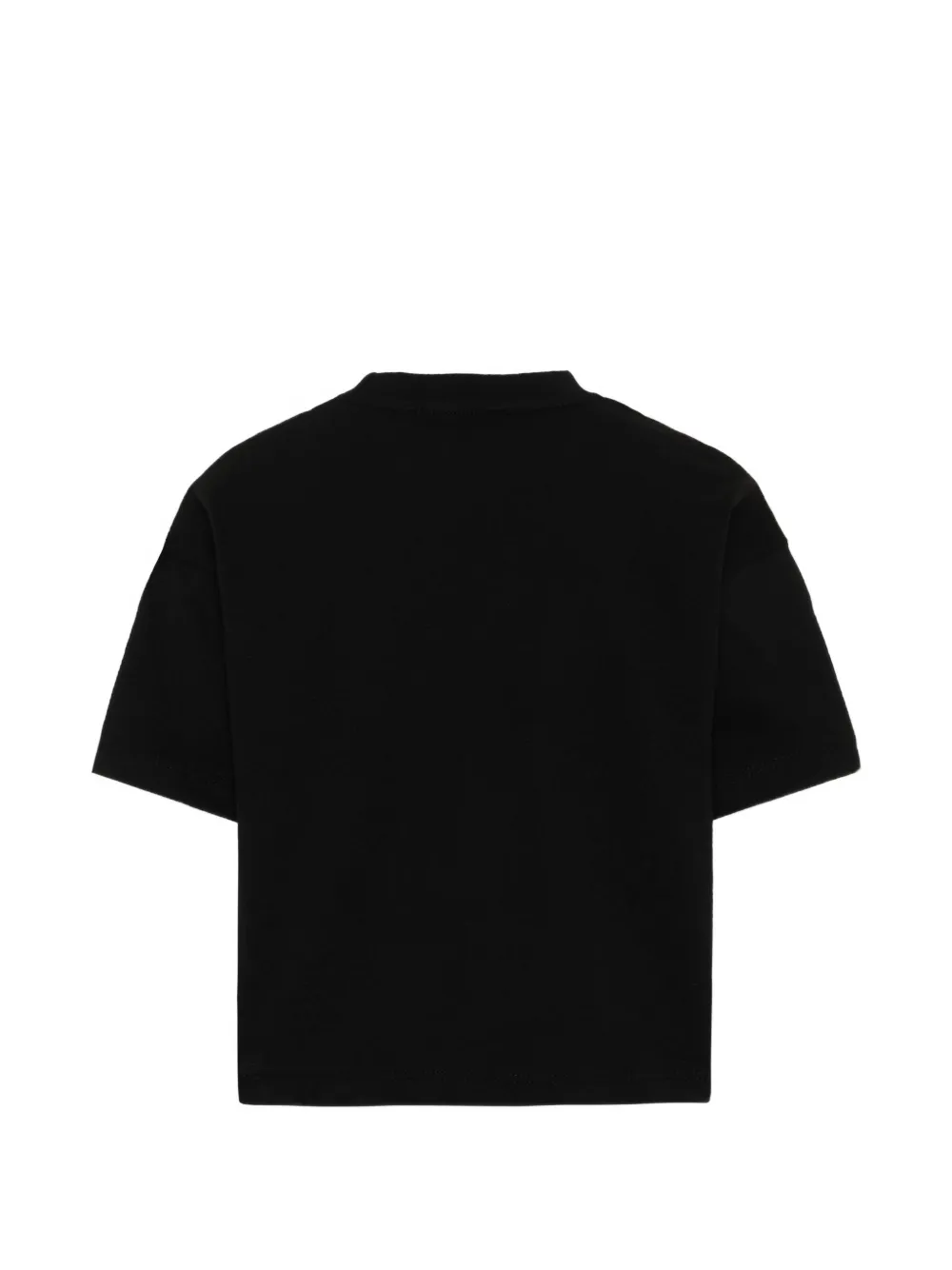 MSGM Kids logo-print short-sleeve T-shirt Zwart