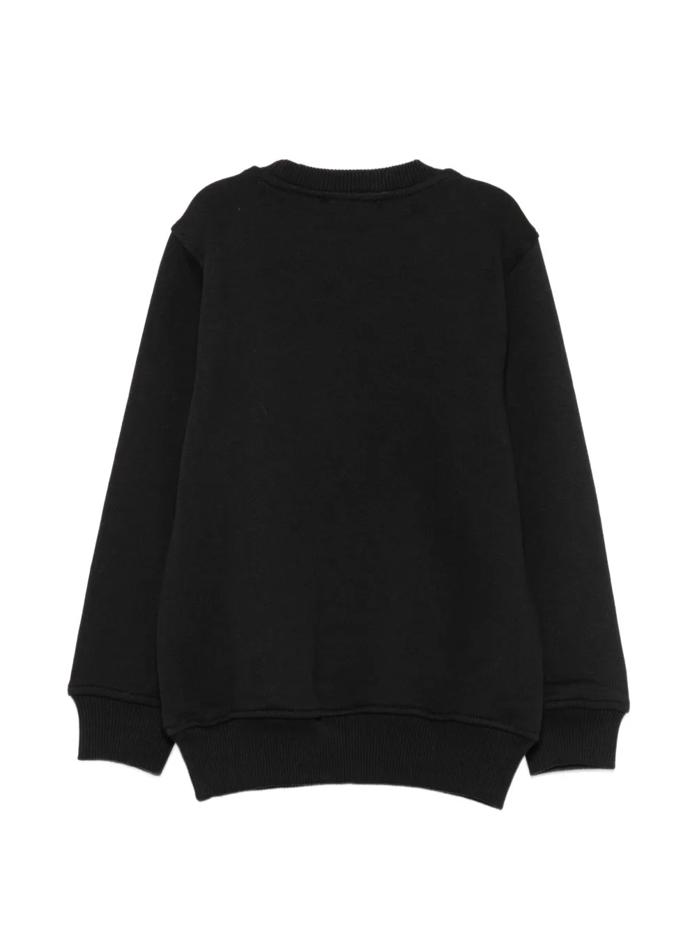 Moschino Kids Sweater met logoprint Zwart