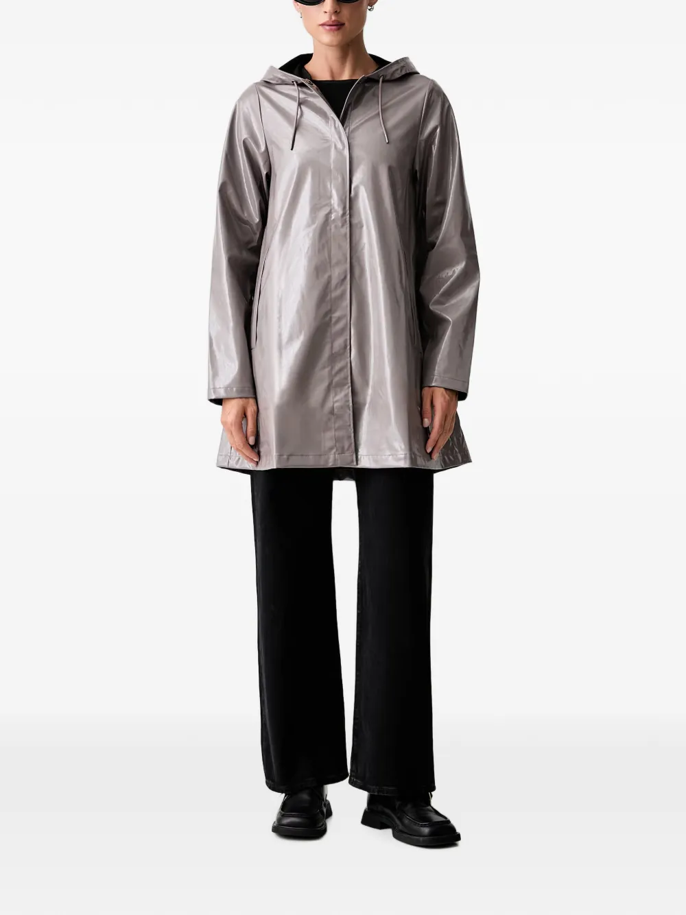 Rains Regenjas met capuchon Grijs