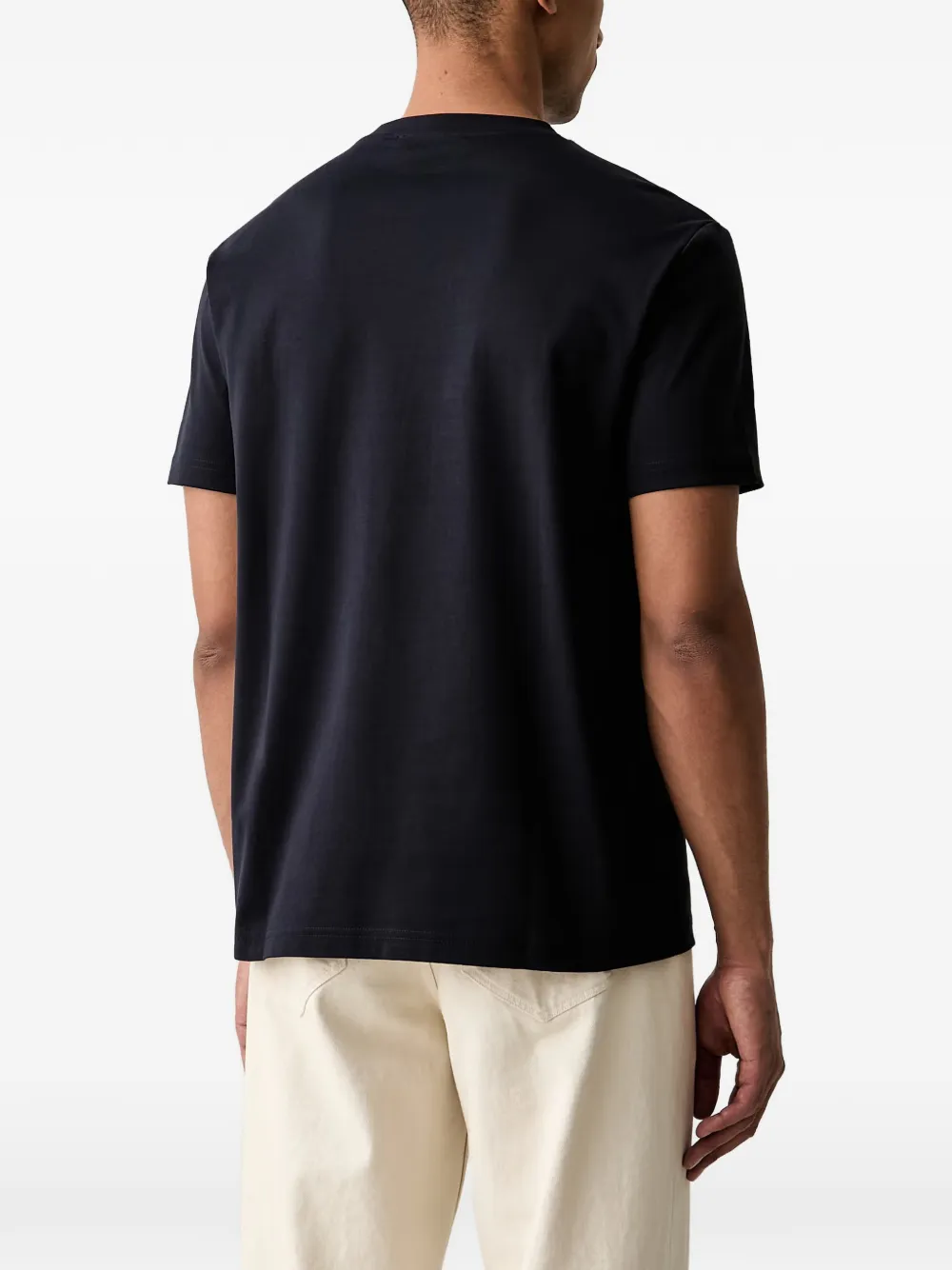 Trussardi T-shirt met logoprint Blauw