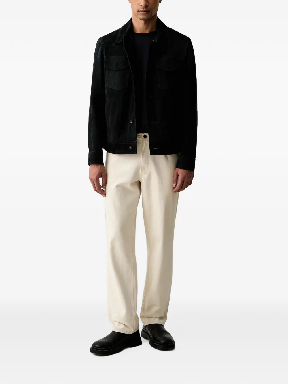 Trussardi T-shirt met logoprint Blauw