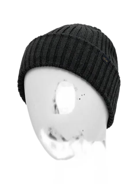 Paul & Shark ribbed-knit beanie hat