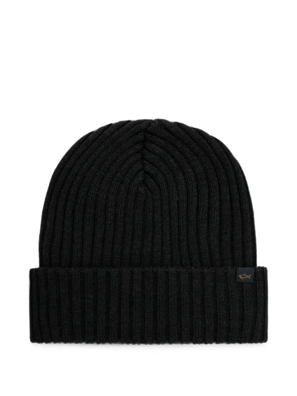Paul & Shark ribbed-knit beanie hat Grijs