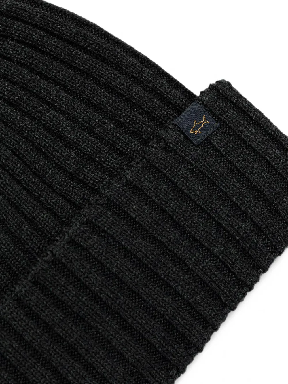 Paul & Shark ribbed-knit beanie hat Grijs
