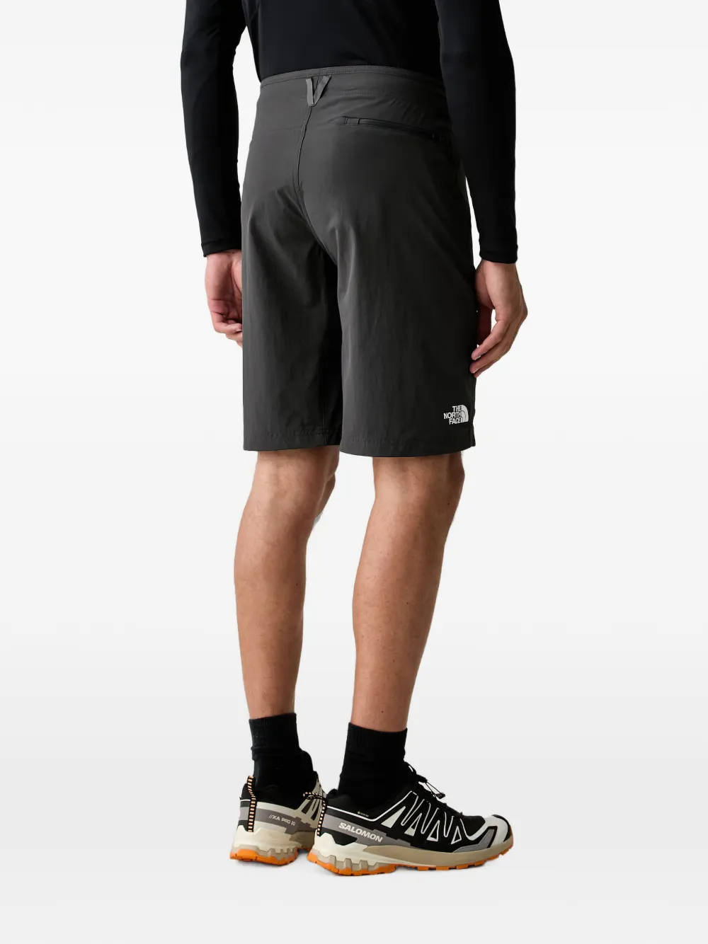 The North Face Shorts met logoprint Grijs