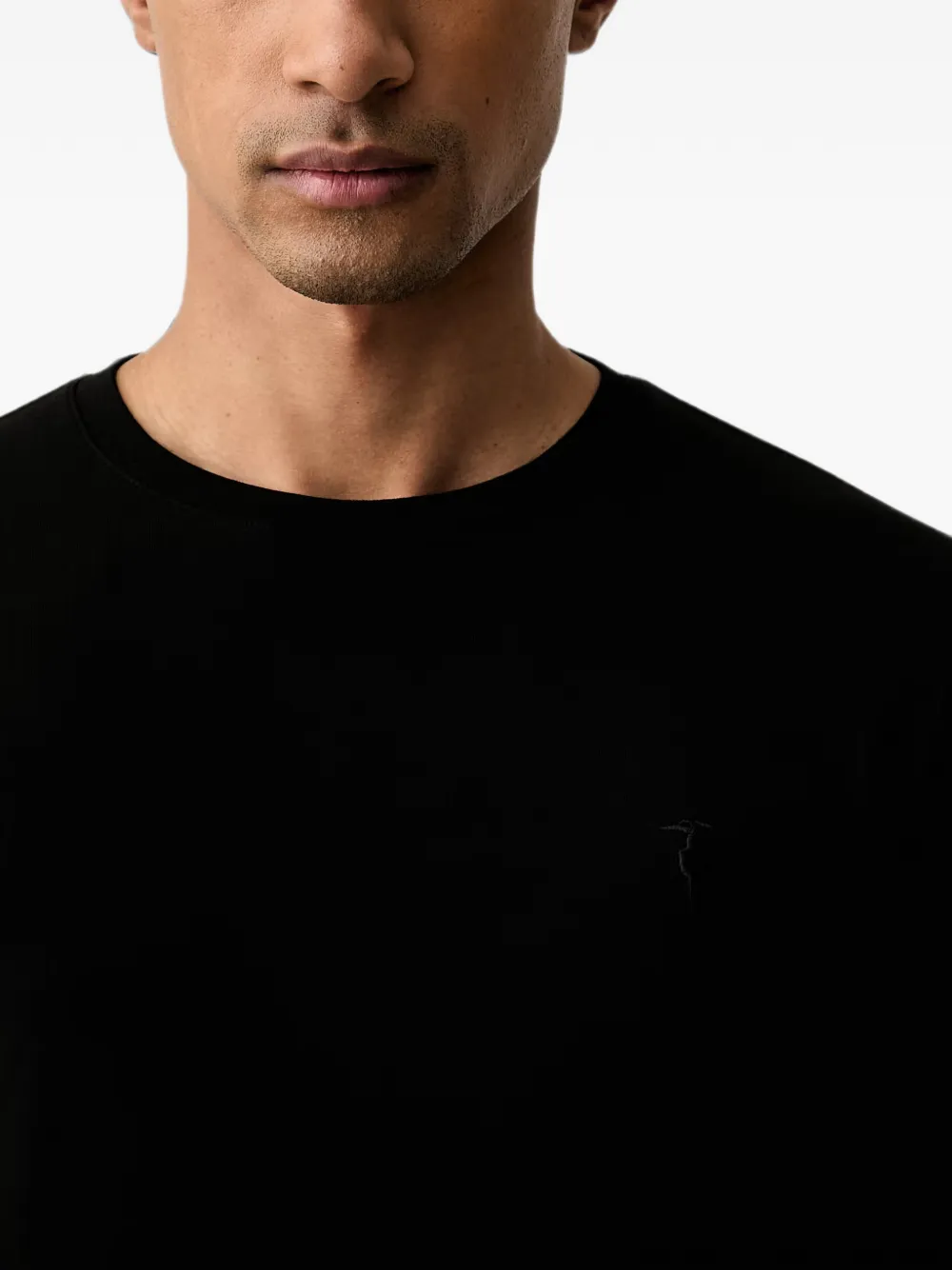 Trussardi T-shirt met ronde hals Zwart