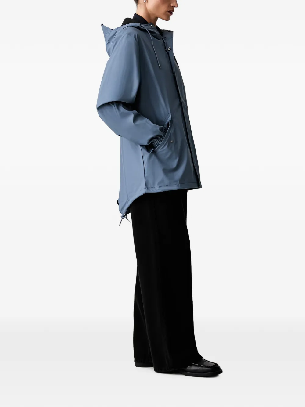 Rains Regenjas met capuchon Blauw