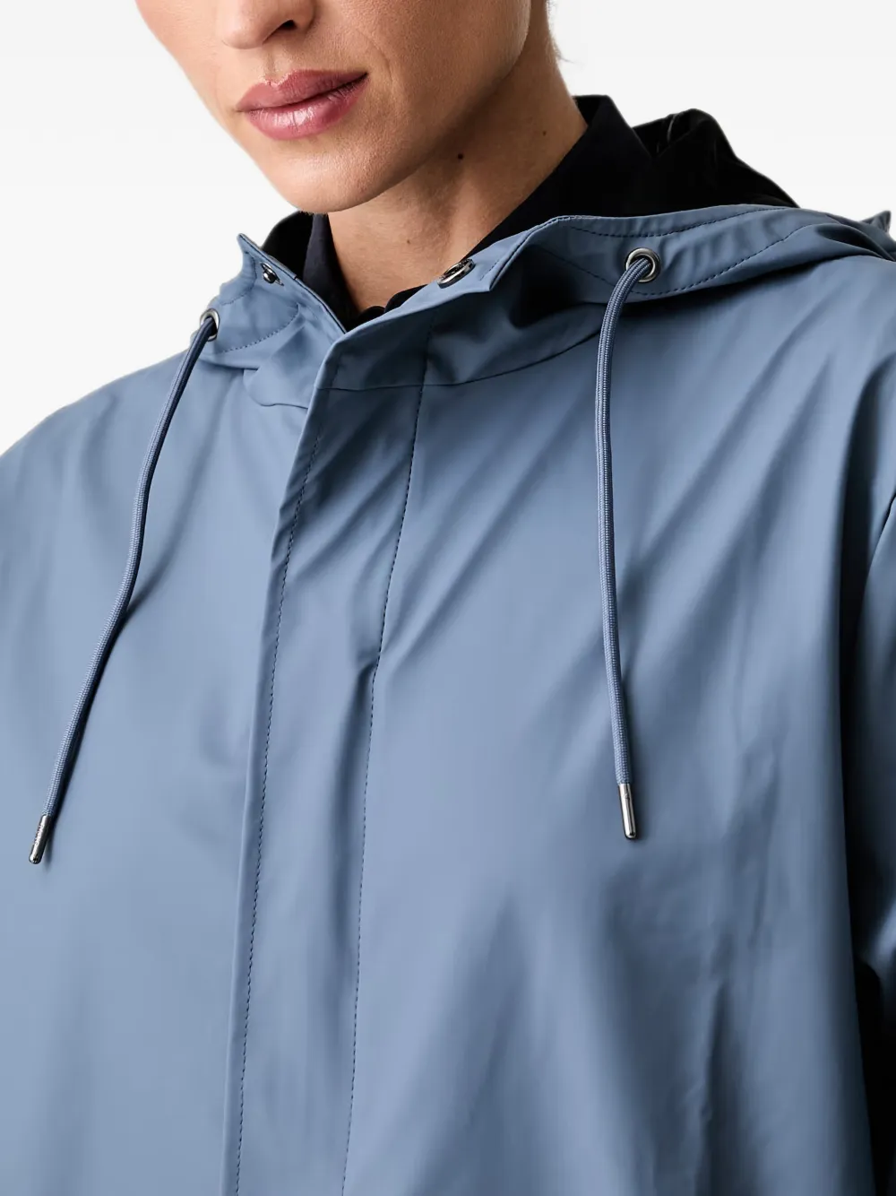 Rains Regenjas met capuchon Blauw