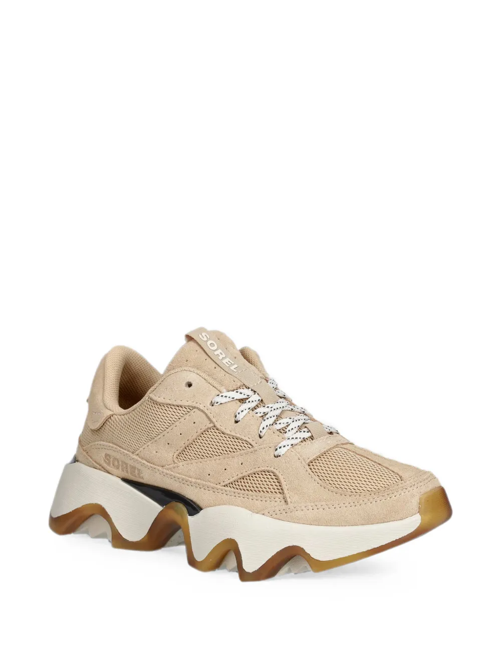 SOREL panelled chunky-sole sneakers Beige