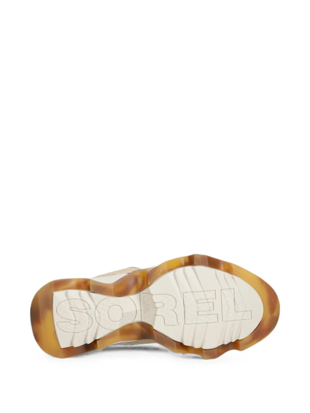 SOREL panelled chunky-sole sneakers Beige