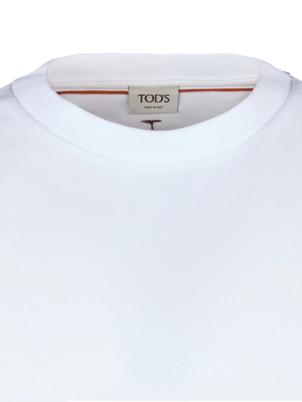 Tod's T-shirt met contrasterende band Wit