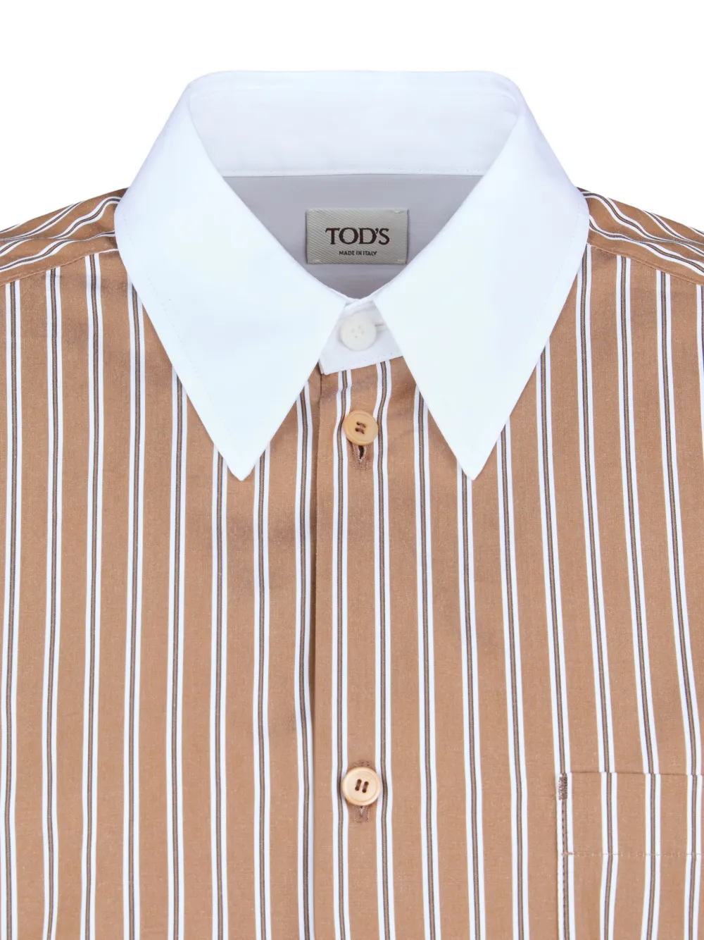 Tod's Gestreept shirt Bruin