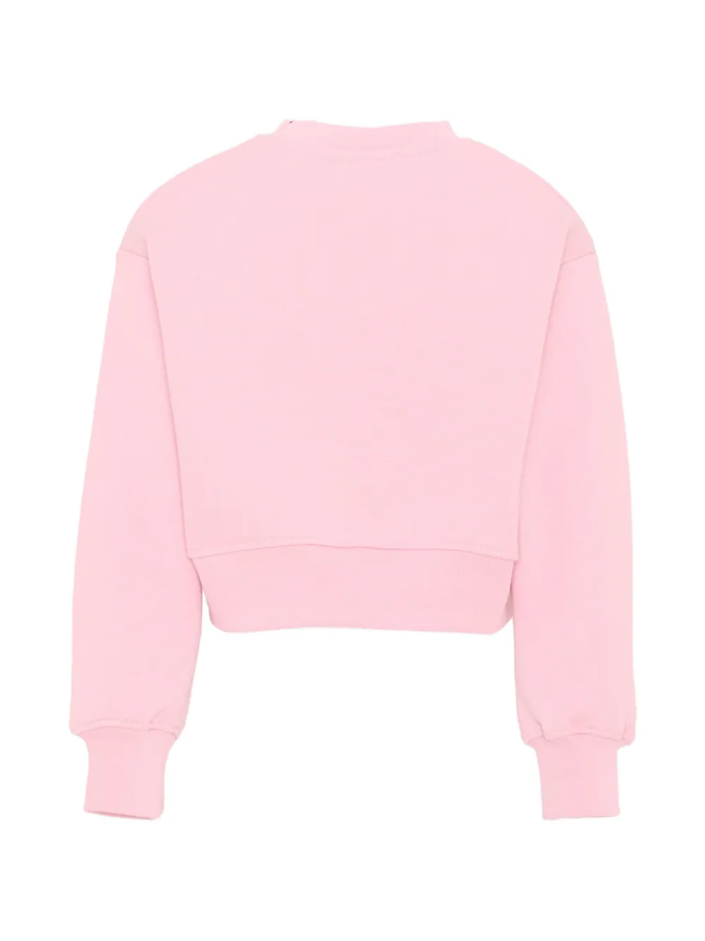 MSGM Kids Cropped trui met glitter-logo Roze