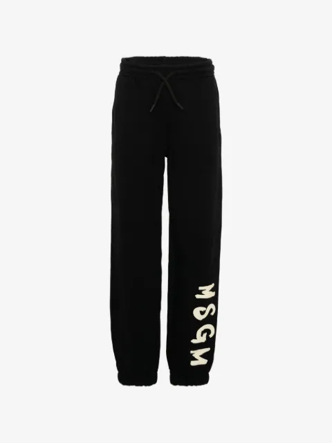 MSGM Kids logo-print track pants