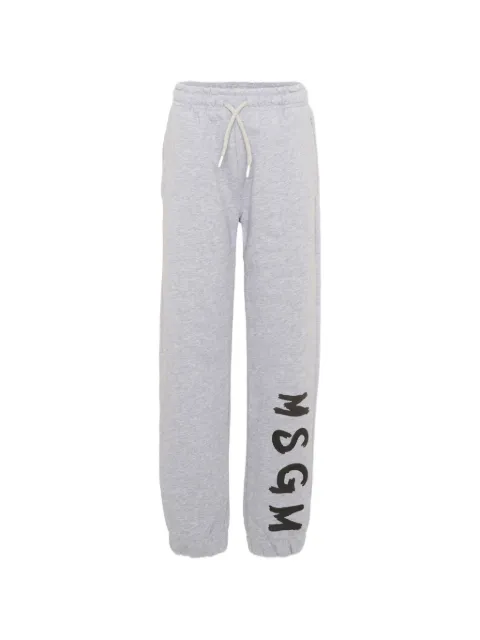 MSGM Kids logo-print track pants