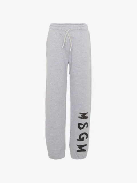 MSGM Kids logo-print track pants