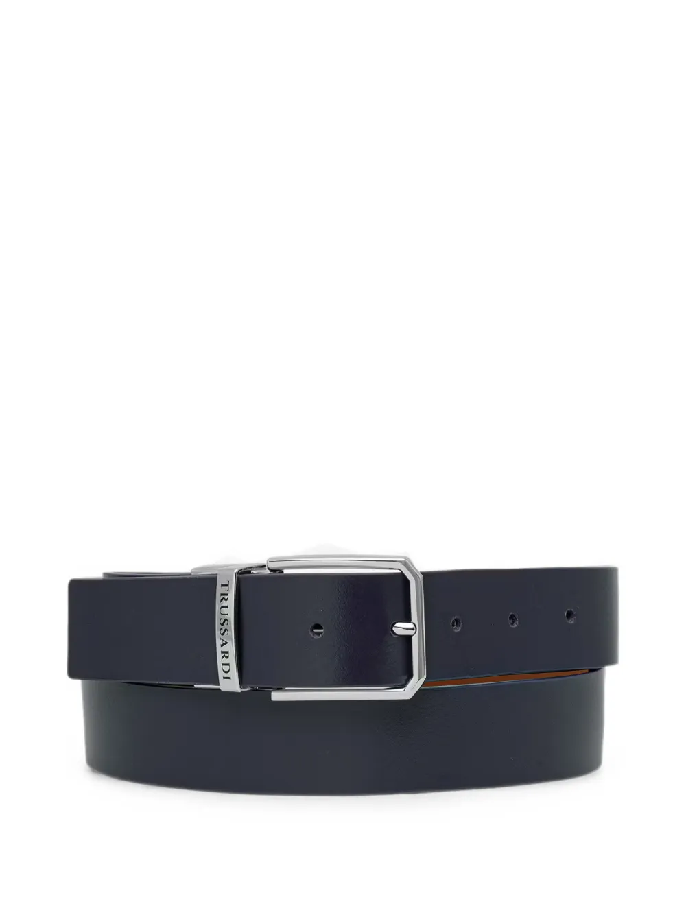Trussardi Omkeerbare riem met gegraveerd logo Bruin