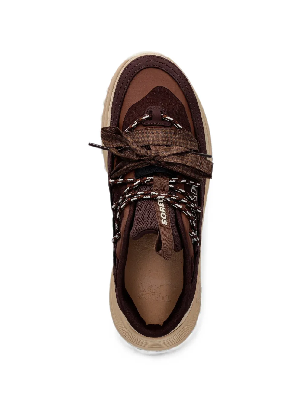 SOREL bow-detail logo-print sneakers Bruin