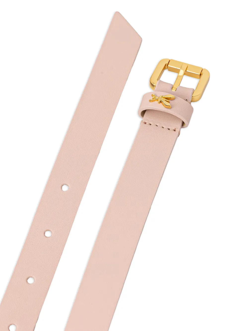 Patrizia Pepe Fly leren riem Roze