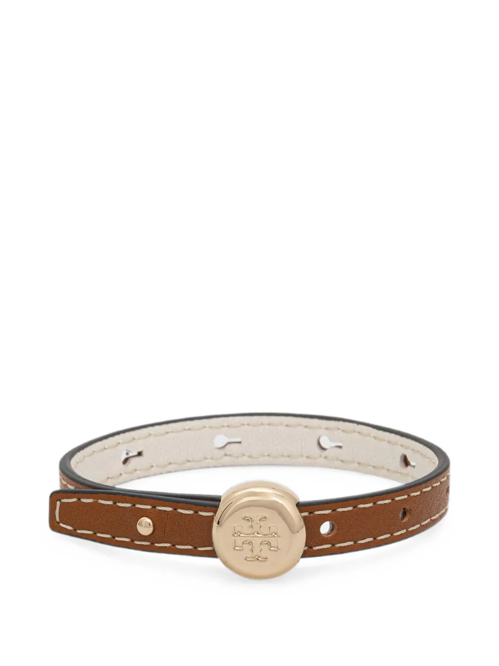 Tory Burch Icon leather bracelet - Oro