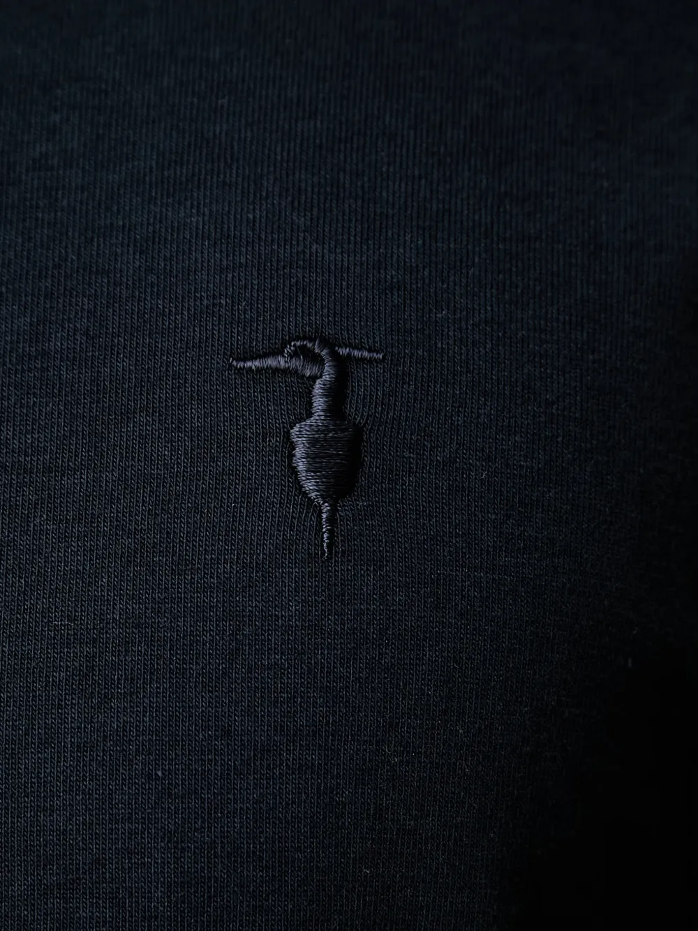 Trussardi T-shirt met geborduurd logo Blauw
