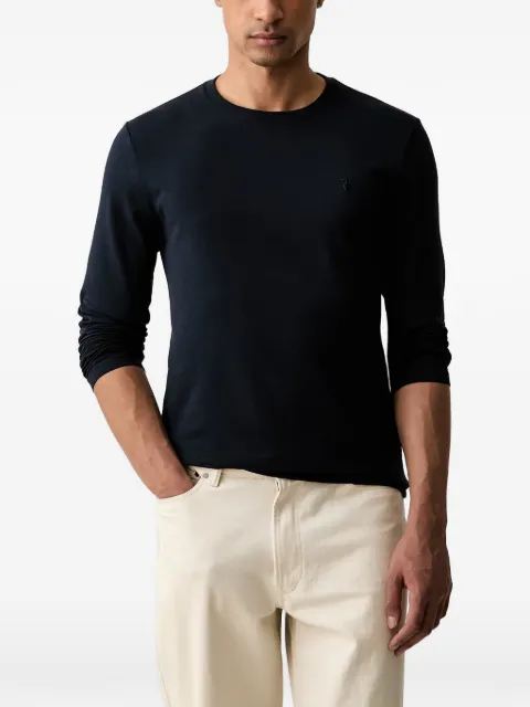 Trussardi embroidered long-sleeve T-shirt