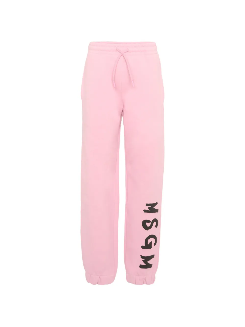 MSGM Kids logo-print track pants - Rosa