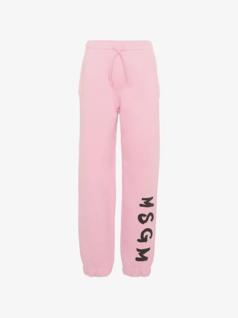 MSGM Kids logo-print track pants