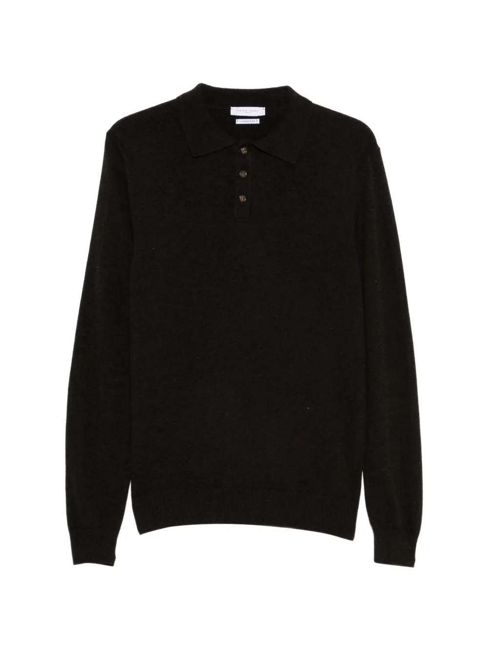Daniele Fiesoli Langärmeliges Poloshirt - Schwarz